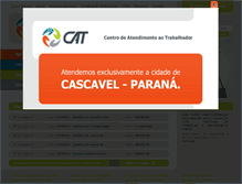 Tablet Screenshot of catpr.org.br